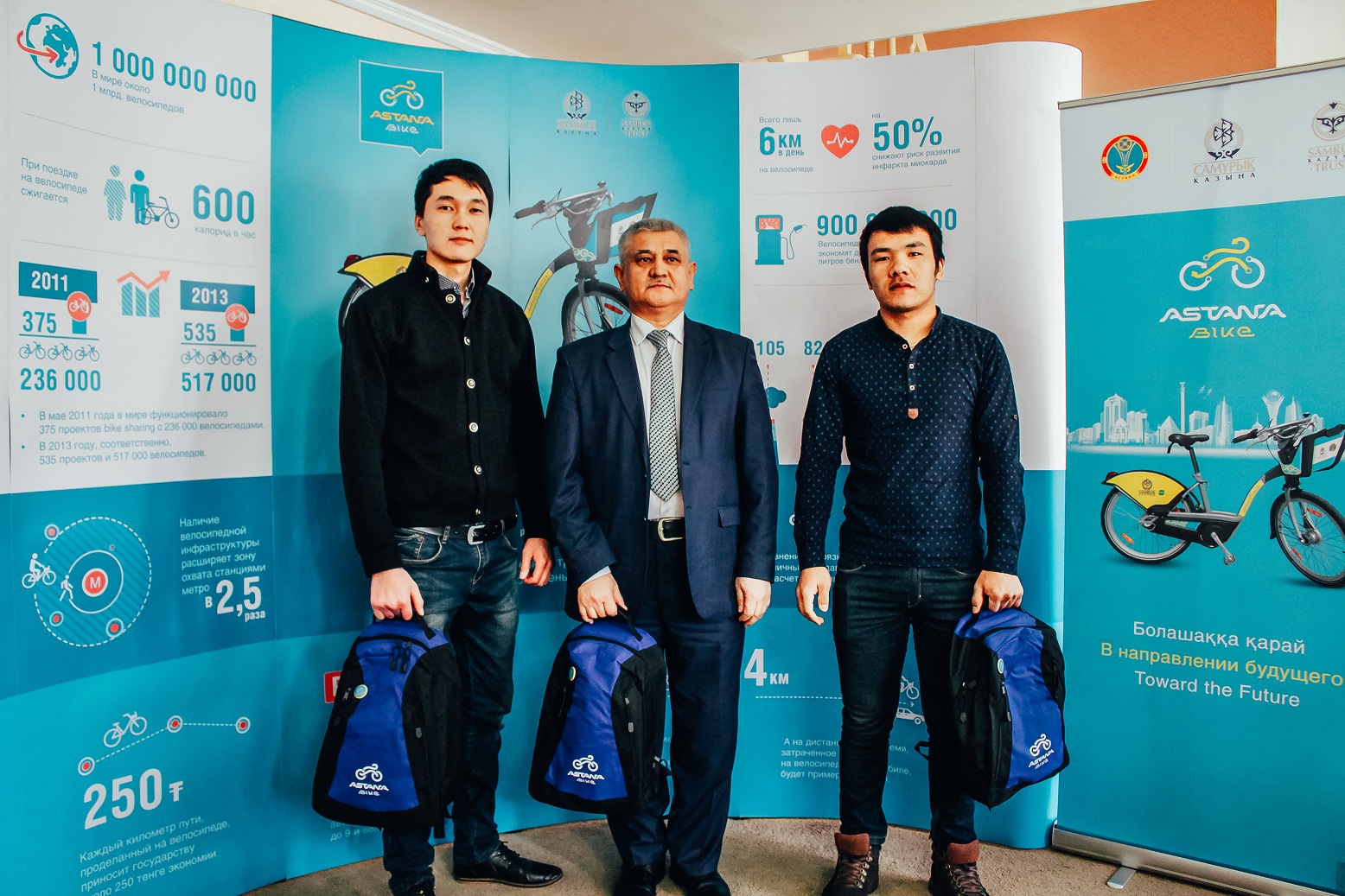 ASTANA BIKE В АСТАНЕ: 17 000 000 КИЛОМЕТРОВ И 12 000 000 МИНУТ ЗА 2016 ГОД